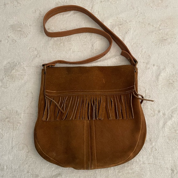 Handbags - VINTAGE Boho/Western Leather Handbag